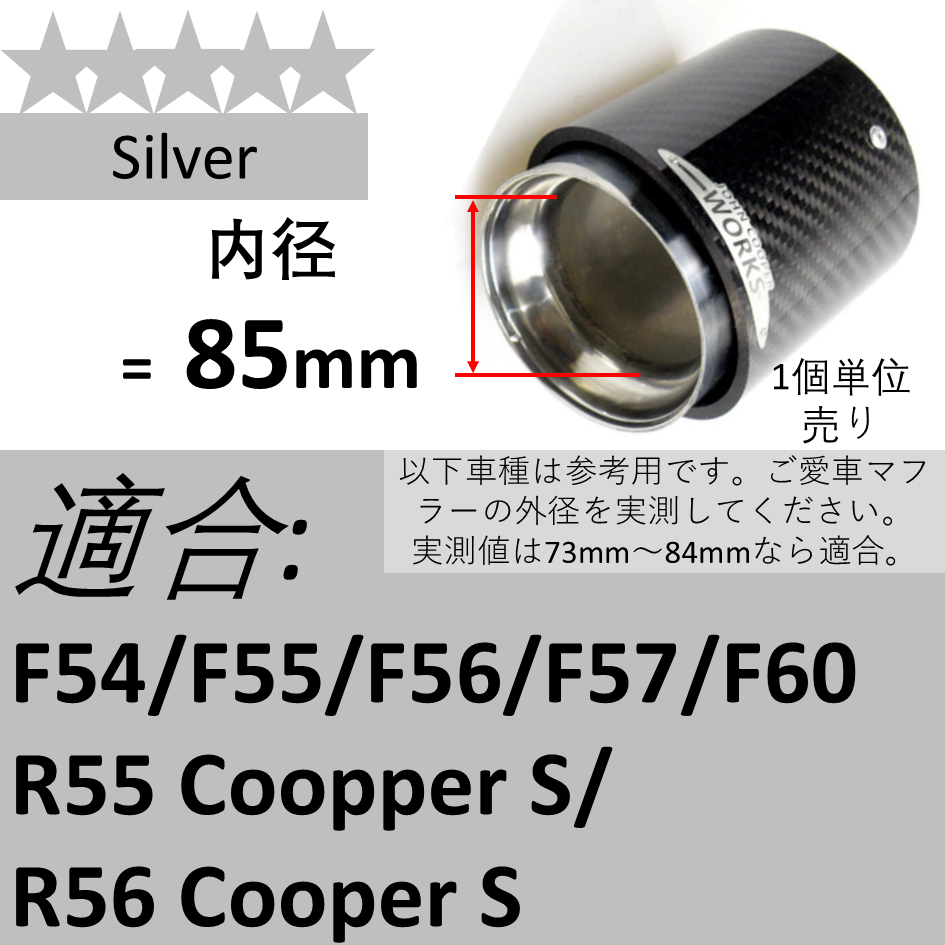 MINI（ミニ） BMW ミニクーパー F54 F55 F56系 R60 R61系カーボン調