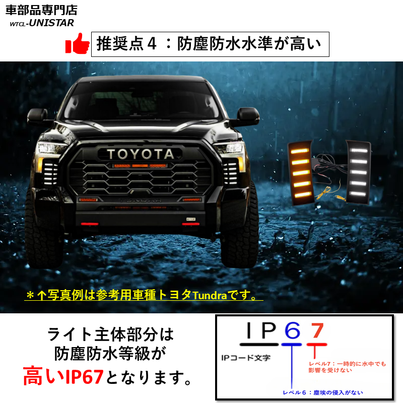 【互換品】日産 ティアナ L33 2014-2020年 適合 デイライト LED 増設 LEDデイライト DRL ウインカー 2本セット 被視認性 防水 安全運転_7