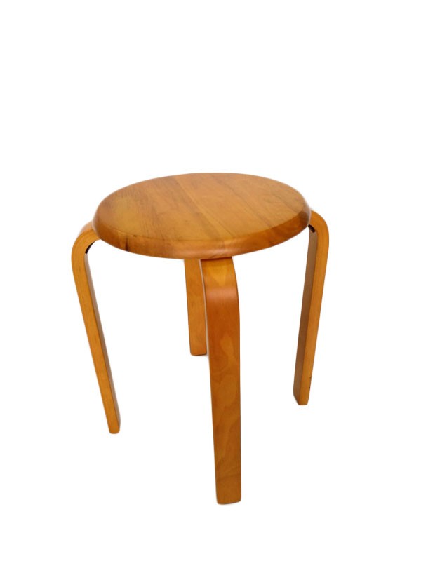 丸椅子 木製 椅子 スツール W-1030 3脚組 木製丸椅子 スタッキング