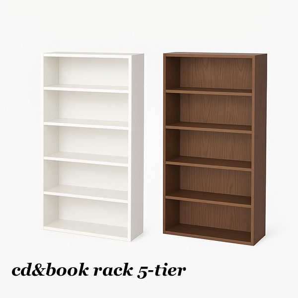 コミックラック 5段 スリム本棚 約190冊収納 奥行18.5cm 文庫本ラック