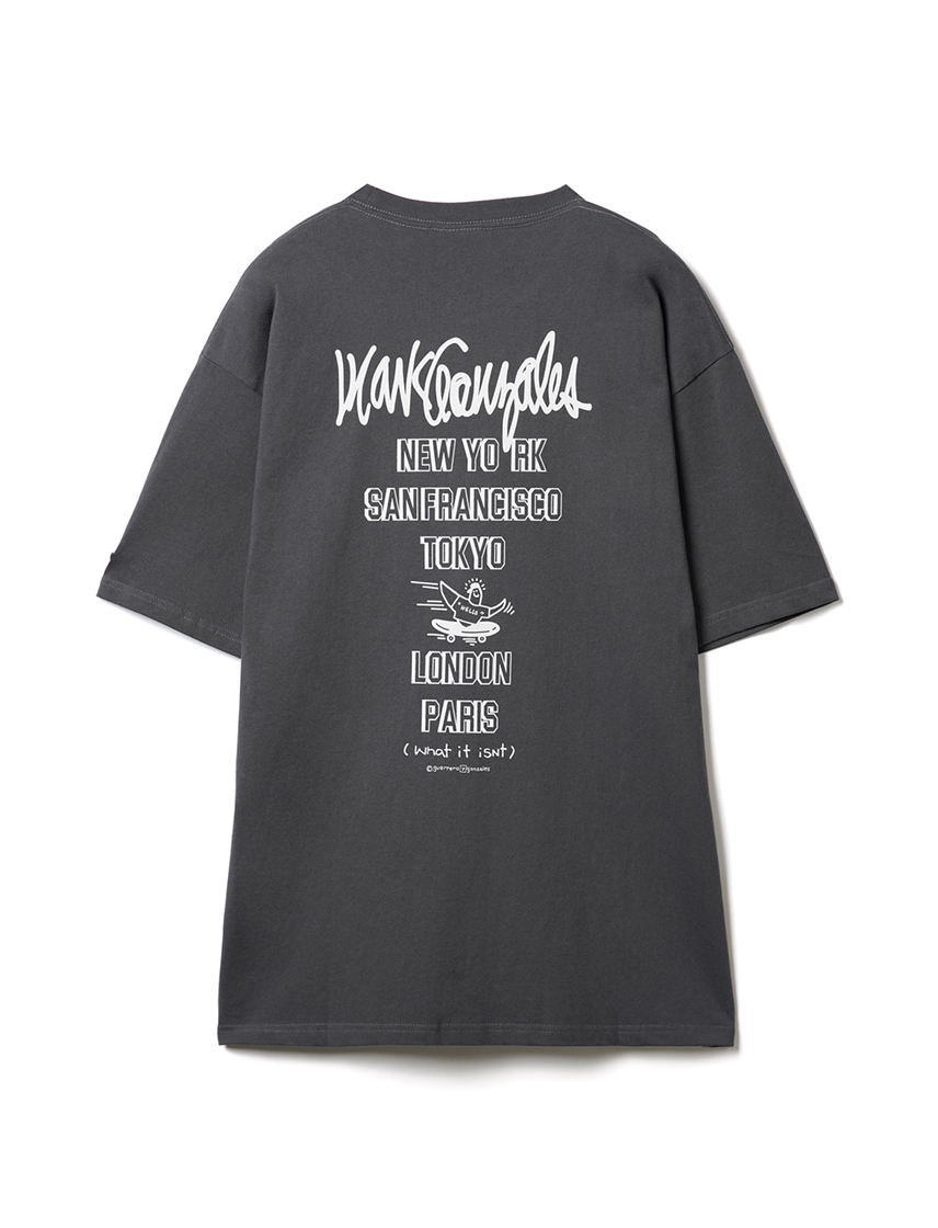 Bonjour records ✕ Mark gozales Tシャツ グレー bonjour records(ボンジュールレコード) / 【Mark Gonzales for