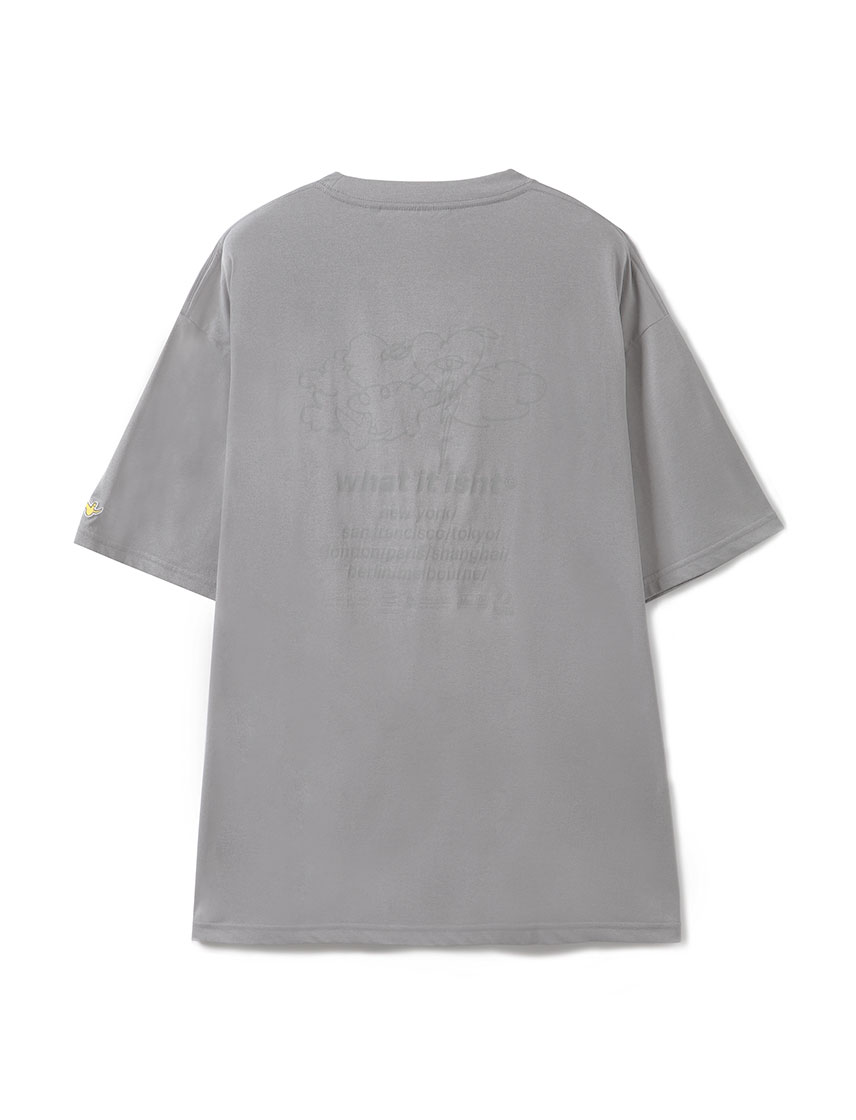 マークゴンザレス (What it isNt) Tシャツ リラックスFIT メンズ レディース Techアートワーク 公式 ART BY MARK GONZALES｜united-japan｜03
