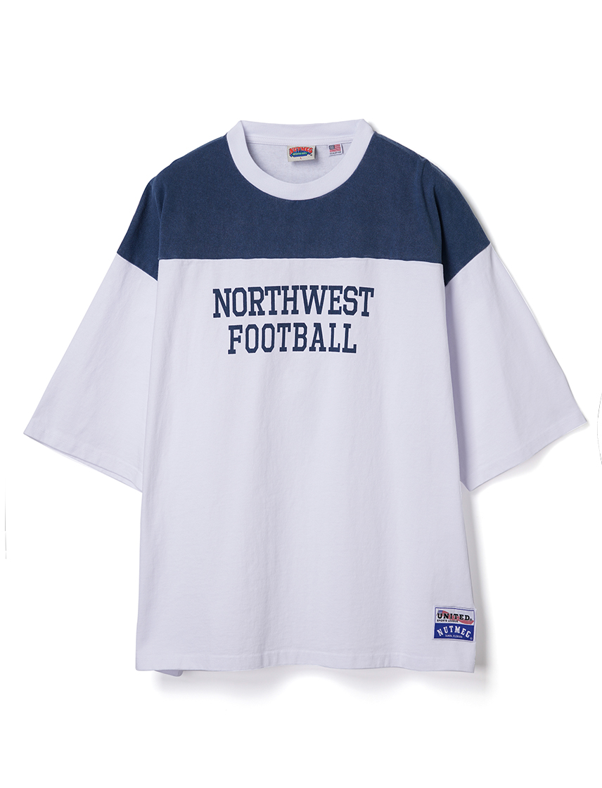 NUTMEG 公式 SUPER BIGTシャツ メンズ レディース FOOTBALL USAコットン SALE｜united-japan｜04