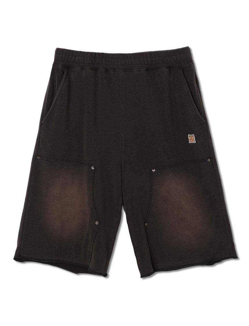 golfickers スウェット　ハーフパンツ　L Philip Lumbang 公式 ハーフパンツ スウェット ヴィンテージ加工
