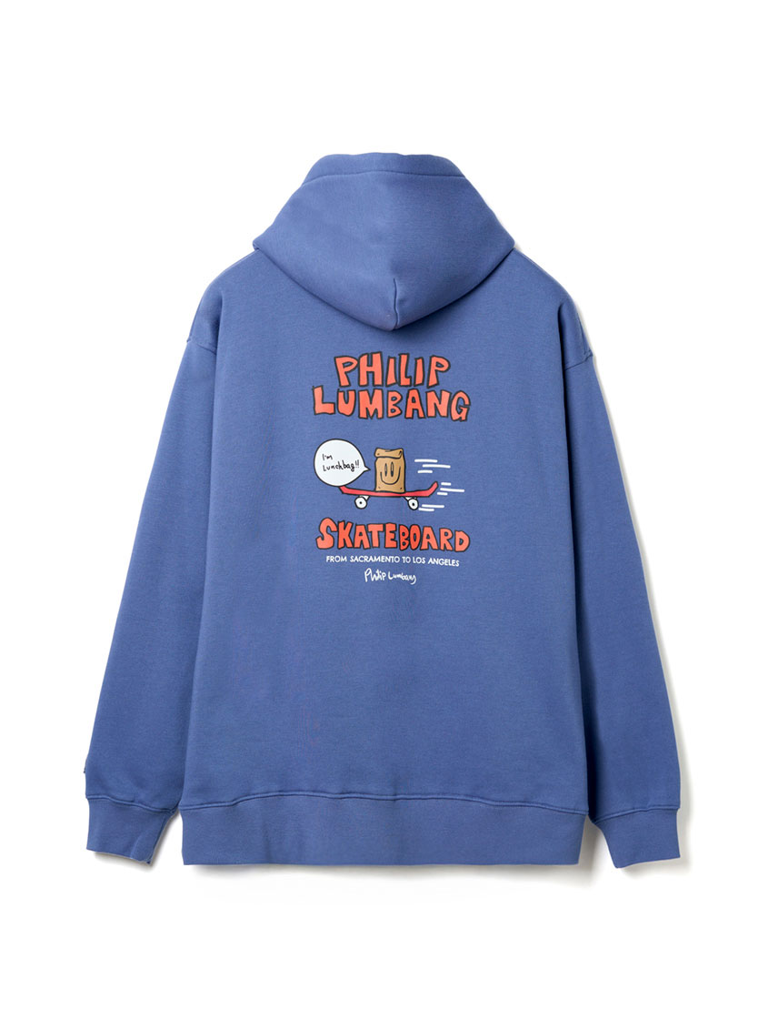 Philip Lumbang 公式 裏起毛パーカー Lunch Bag リラックスFIT