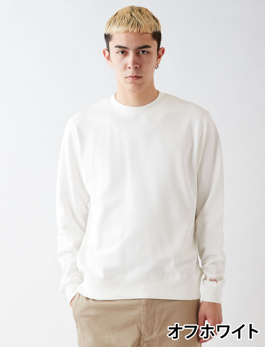 Goodwear 公式 トレーナー メンズ レディース クルーネック 無地 定番 ベーシック レギュラー Goodwear 公式 トレーナー メンズ レディース クルーネック 無地