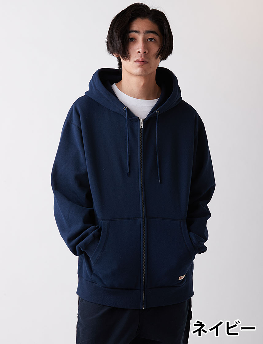 Goodwear 公式 BIGパーカー メンズ レディース ZIP USAコットン 無地 Goodwear 公式 BIGパーカー メンズ レディース ZIP USAコットン