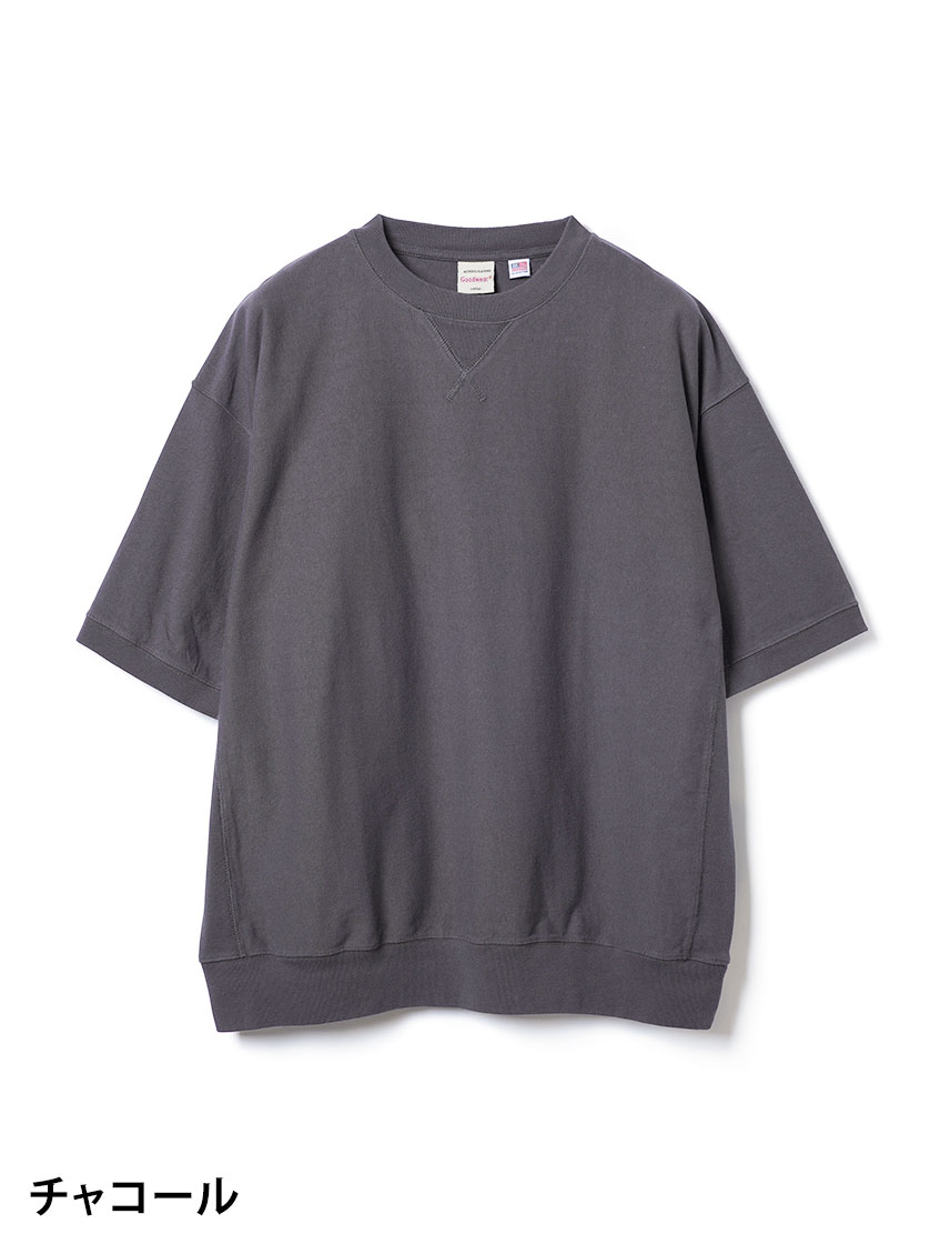 Goodwear 公式 スウェットBIGTシャツ メンズ レディース 7.6オンス USAコットン