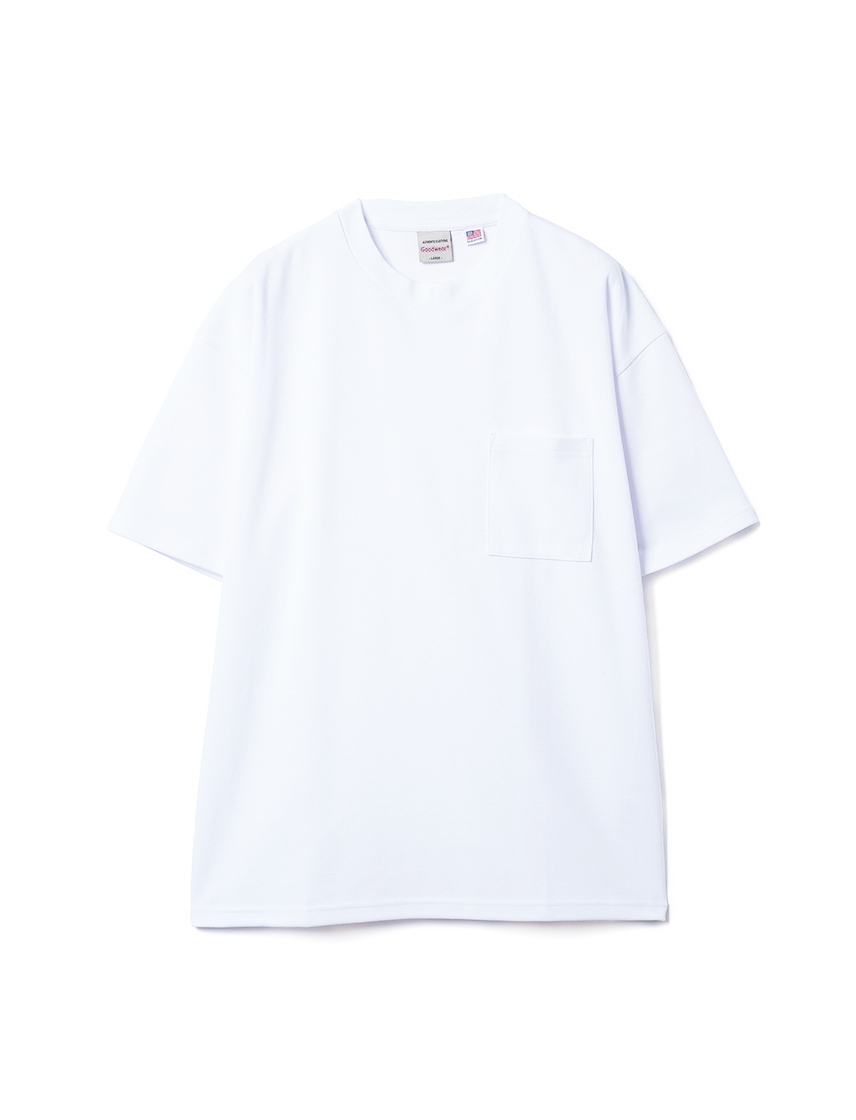 Goodwear 公式 ポケットBIGTシャツ DRY&amp;COOL メンズ レディース USAコットン