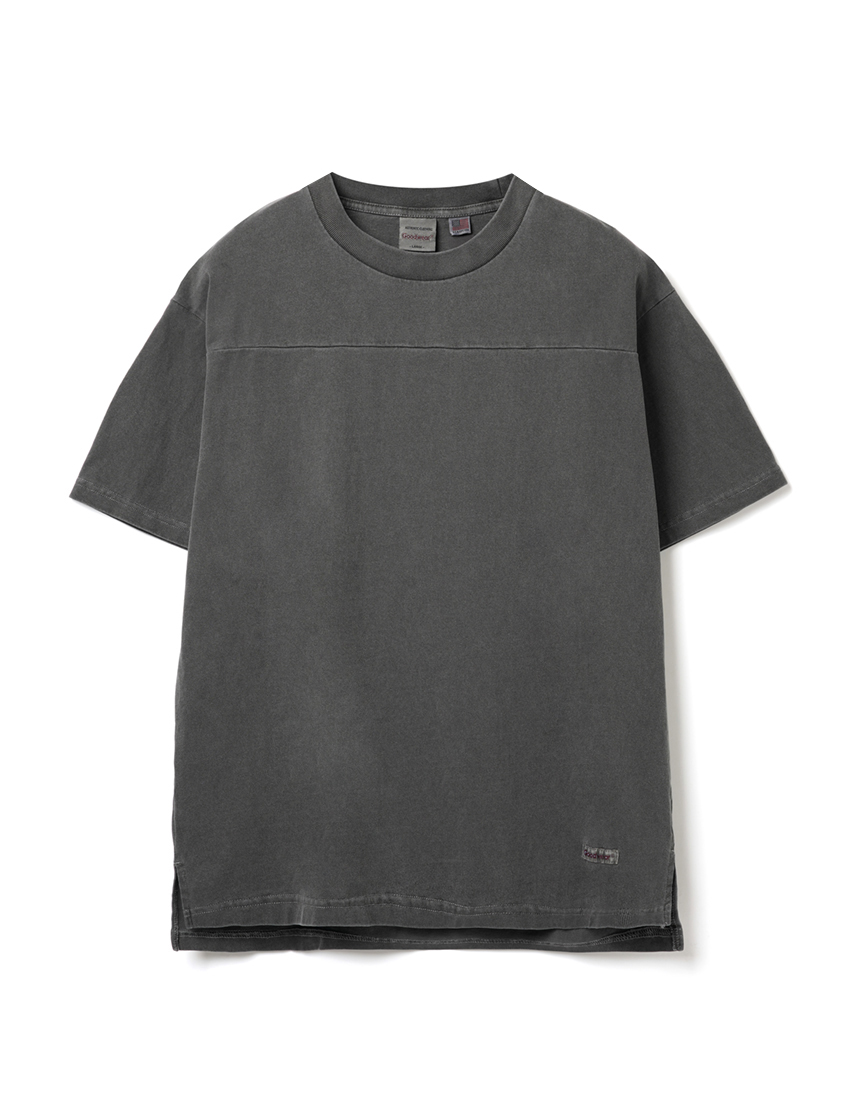 Goodwear 公式 製品染め 切替Tシャツ メンズ レディース 7.6オンス USAコットン 無地 Goodwear 公式 製品染め 切替Tシャツ メンズ レディース 7.6
