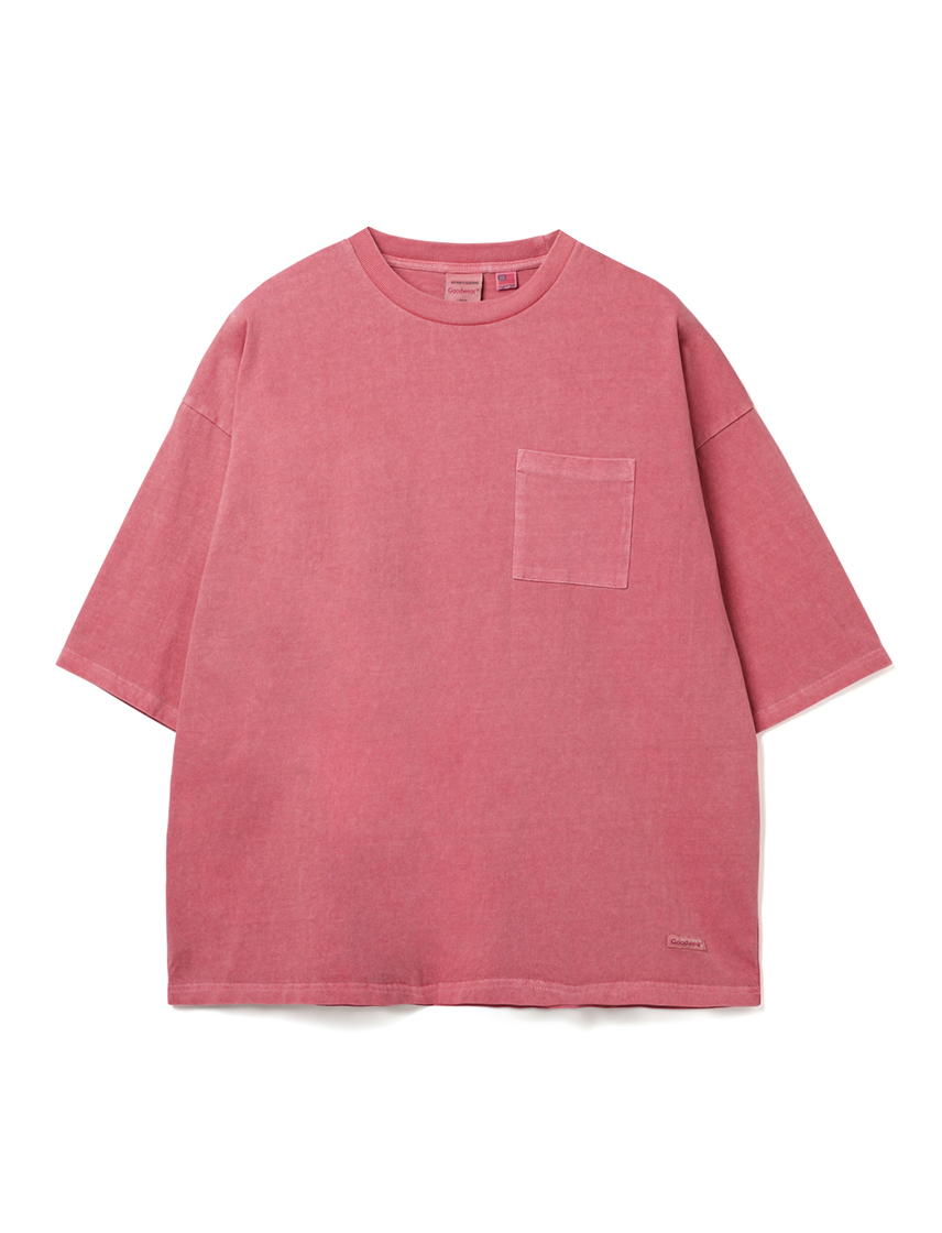 Goodwear 公式 製品染め SUPER BIG ポケットTシャツ メンズ レディース 7.6オンス USAコットン 無地 Goodwear 公式 製品染め SUPER BIG ポケットTシャツ メンズ