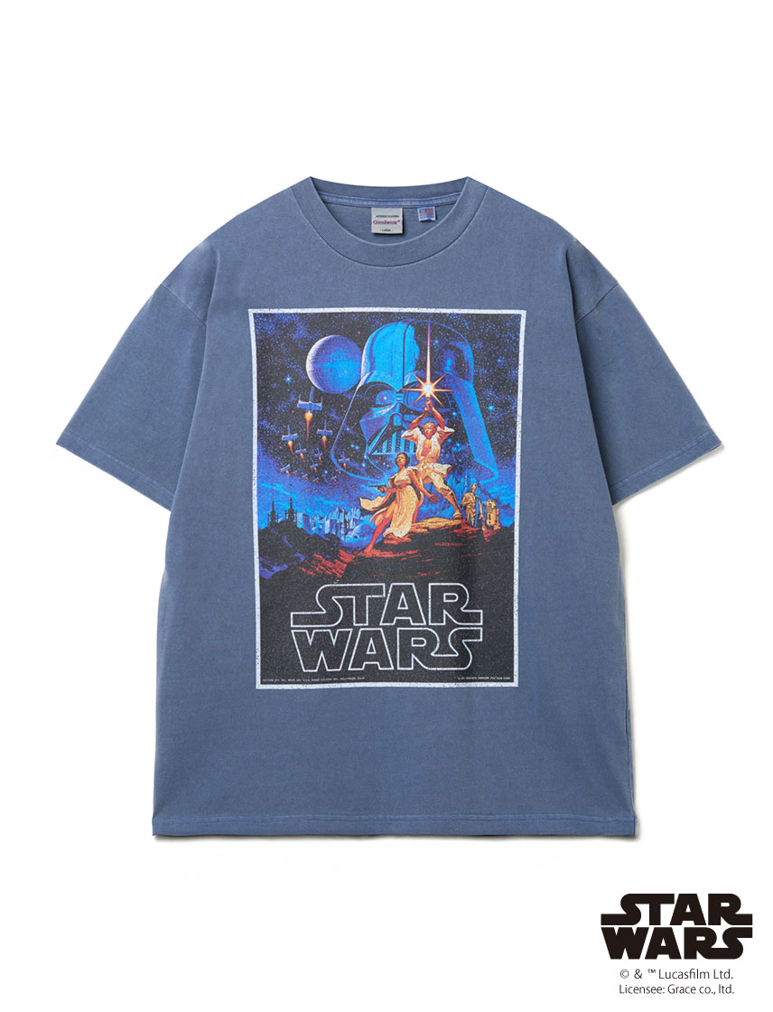 スターウォーズ　ムービーTシャツ　エピソード4　ジェダイ　ビックプリント　XL スターウォーズ ムービーTシャツ エピソード4 ジェダイ ビック