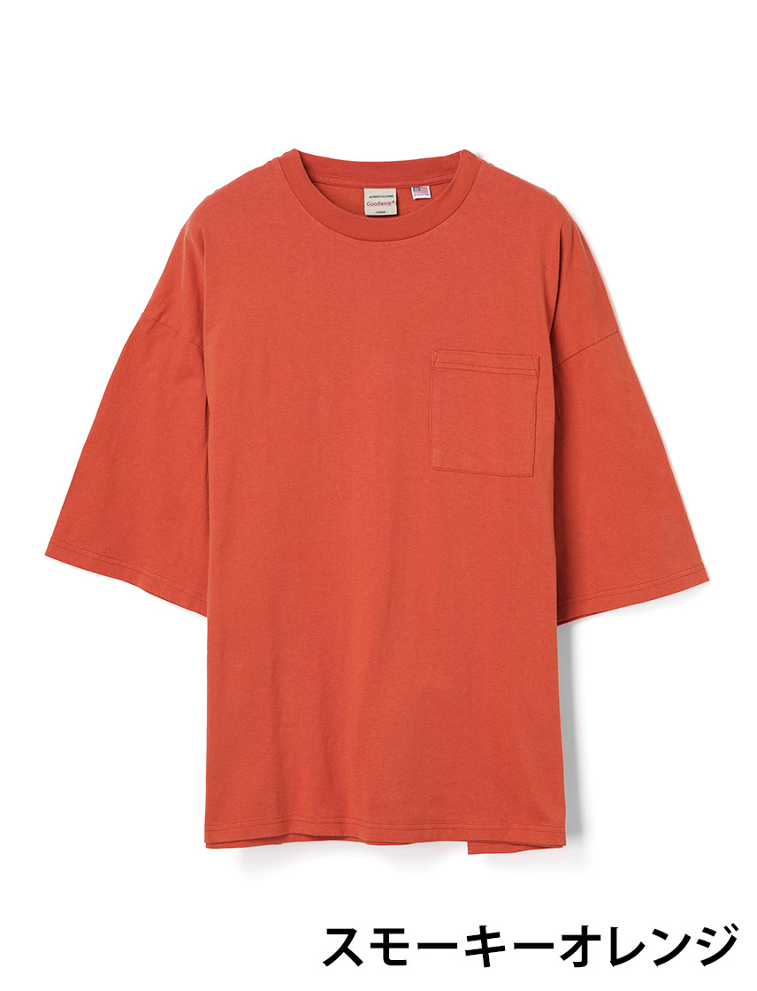 Goodwear 公式 スーパーBIGTシャツ メンズ レディース 7.6オンス USAコットン 無地 ポケット｜united-japan｜11