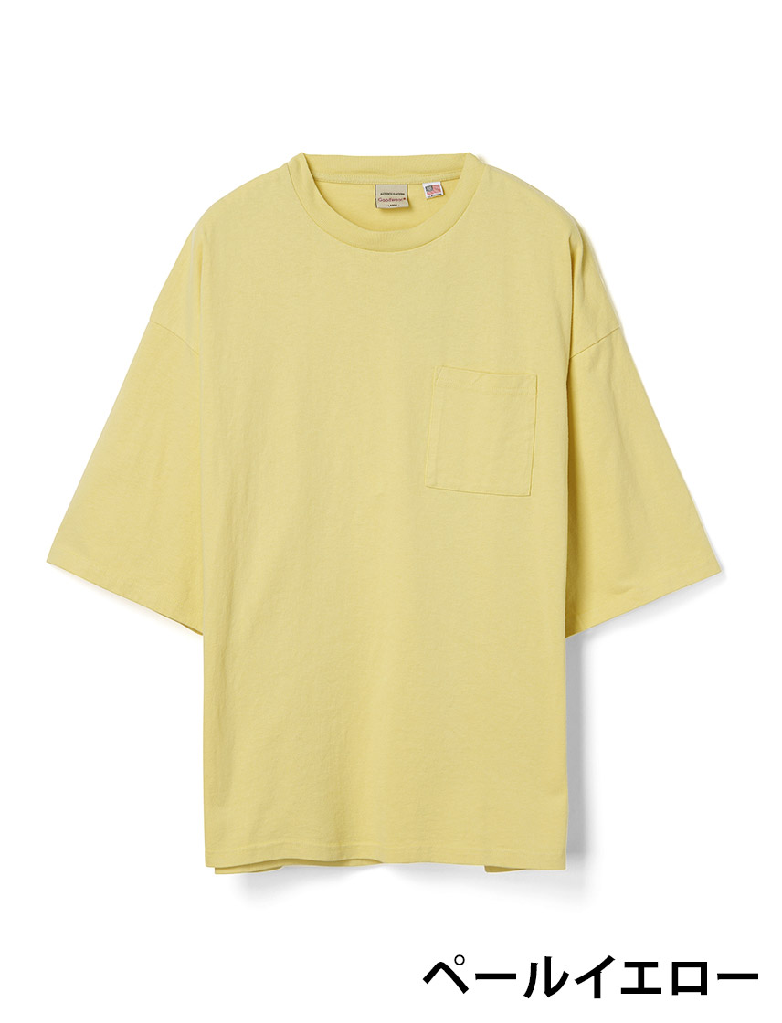 Goodwear 公式 スーパーBIGTシャツ メンズ レディース 7.6オンス USAコットン 無地 ポケット｜united-japan｜12