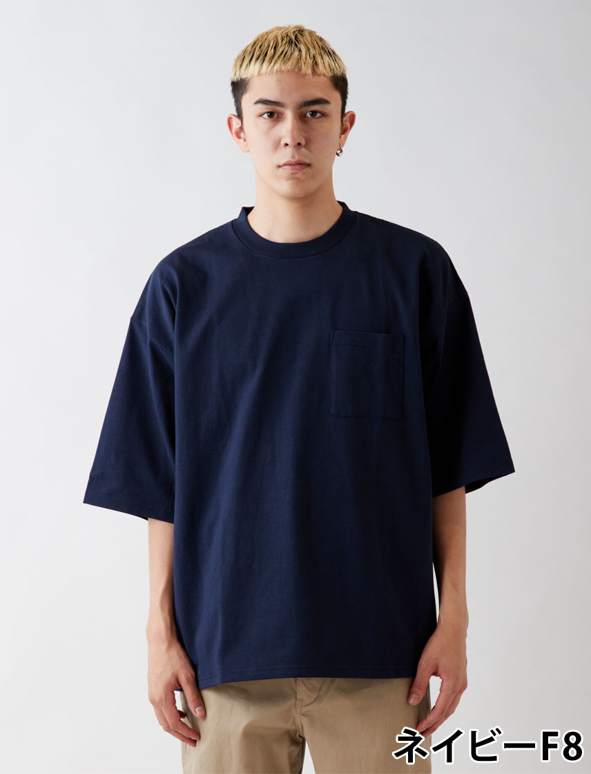 Goodwear 公式 スーパーBIGTシャツ メンズ レディース 7.6オンス USAコットン 無地 ポケット｜united-japan｜06