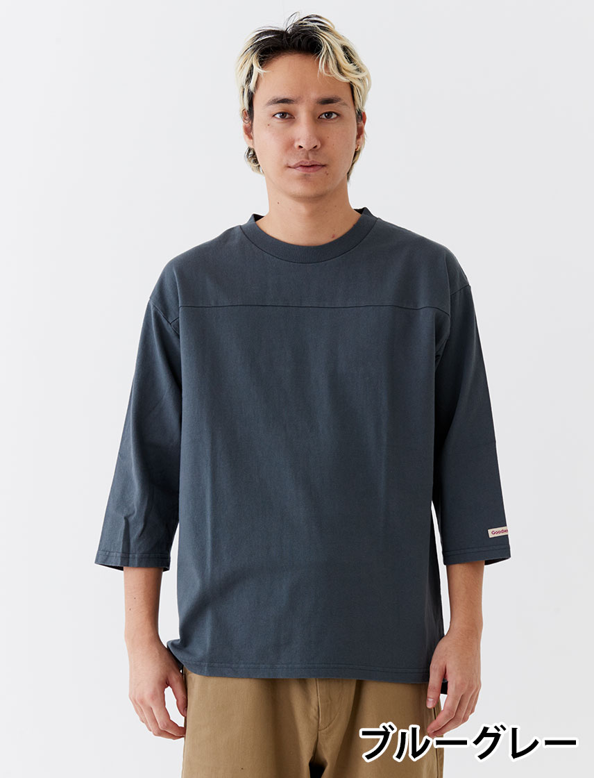 nonnative 七分袖 ライト スウェット カットソー 切りっぱなし 3 黒 Goodwear 公式 7分袖T メンズ レディース 7.6オンス USAコットン