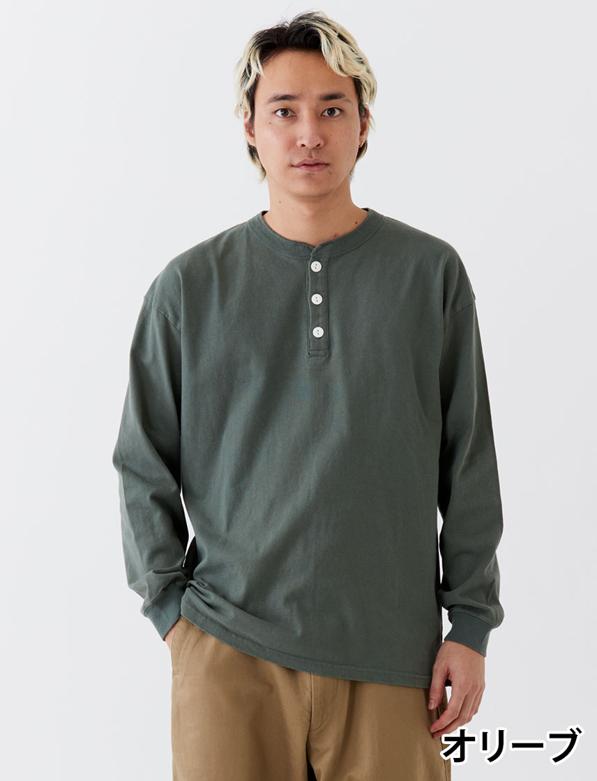 Goodwear 公式 ロンT メンズ レディース 7.6オンス USAコットン