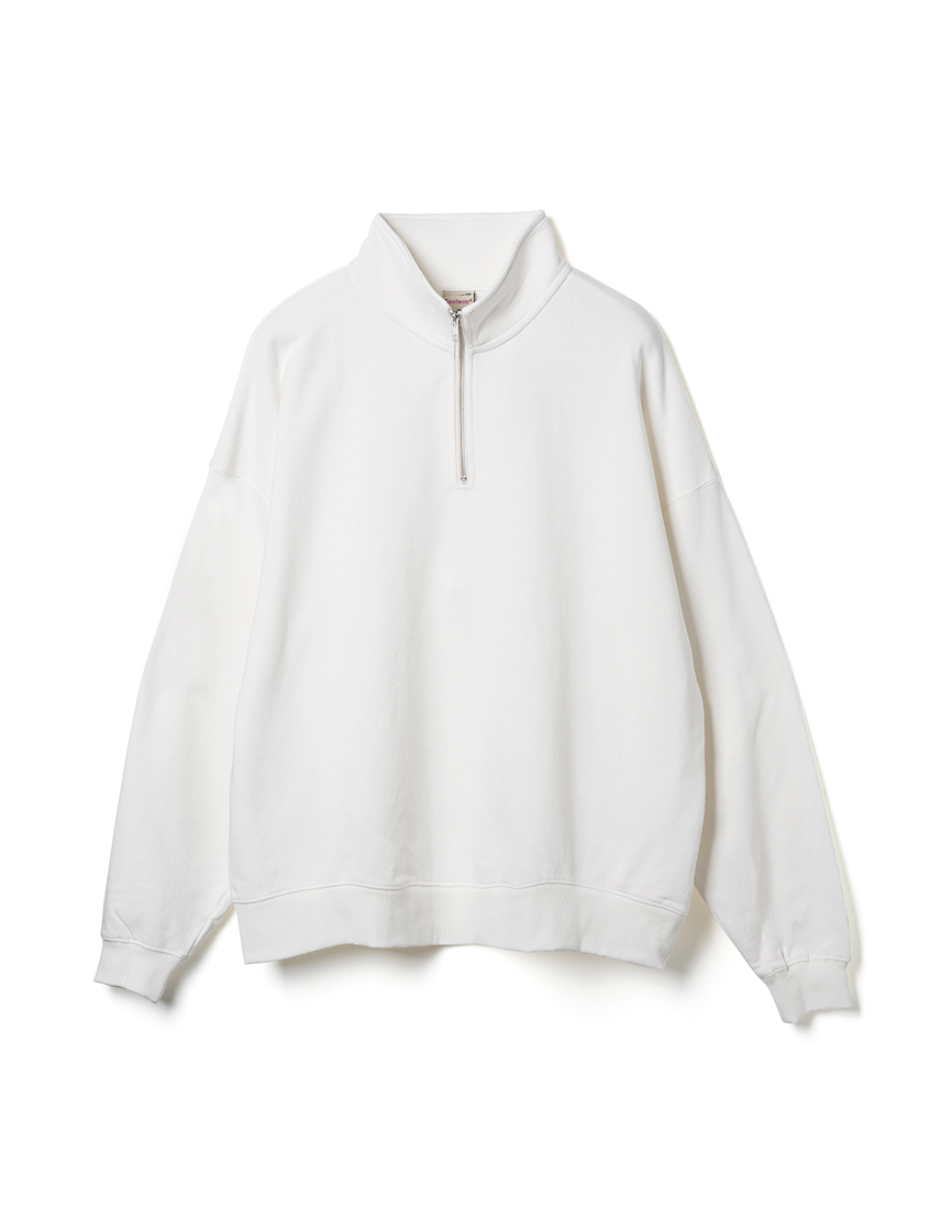 Goodwear 公式 ハーフジップBIGトレーナー メンズ レディース