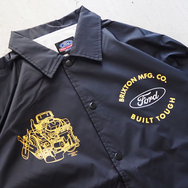 【新品　タグ付き】Brixton 黒 ナイロン ジャケット　　マウンテンパーカー BRIXTON（ブリクストン） ジャケット ジップアップ フーディー メンズ