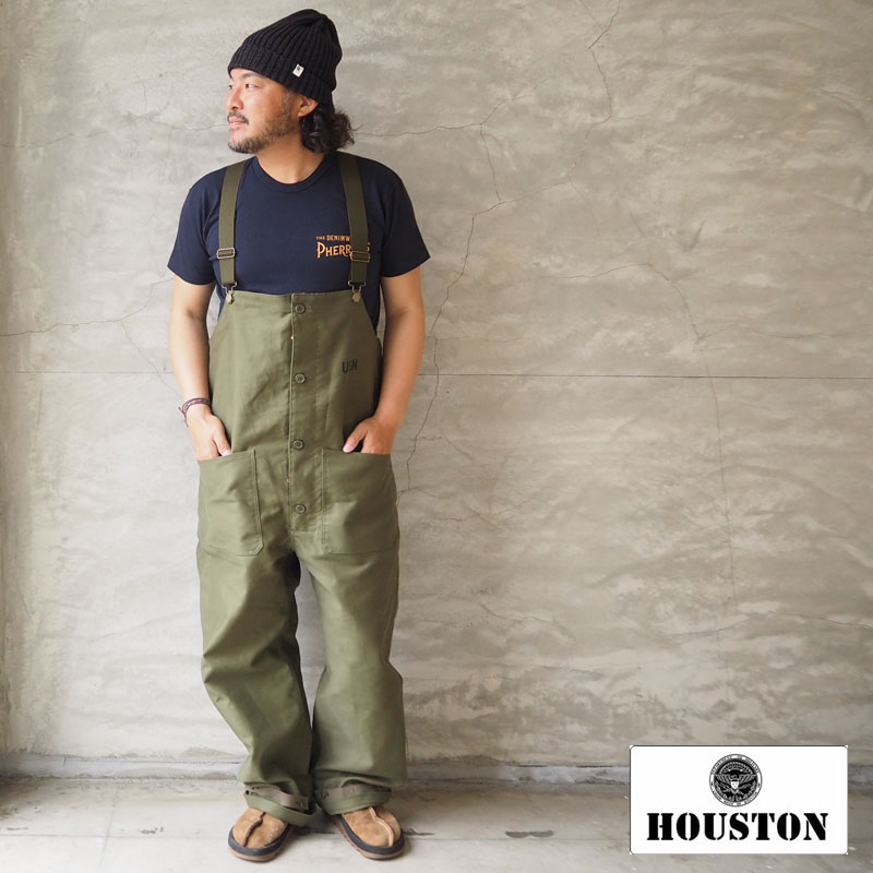 HOUSTON（ヒューストン） オーバーオール HOUSTON DECK PANTS 1785