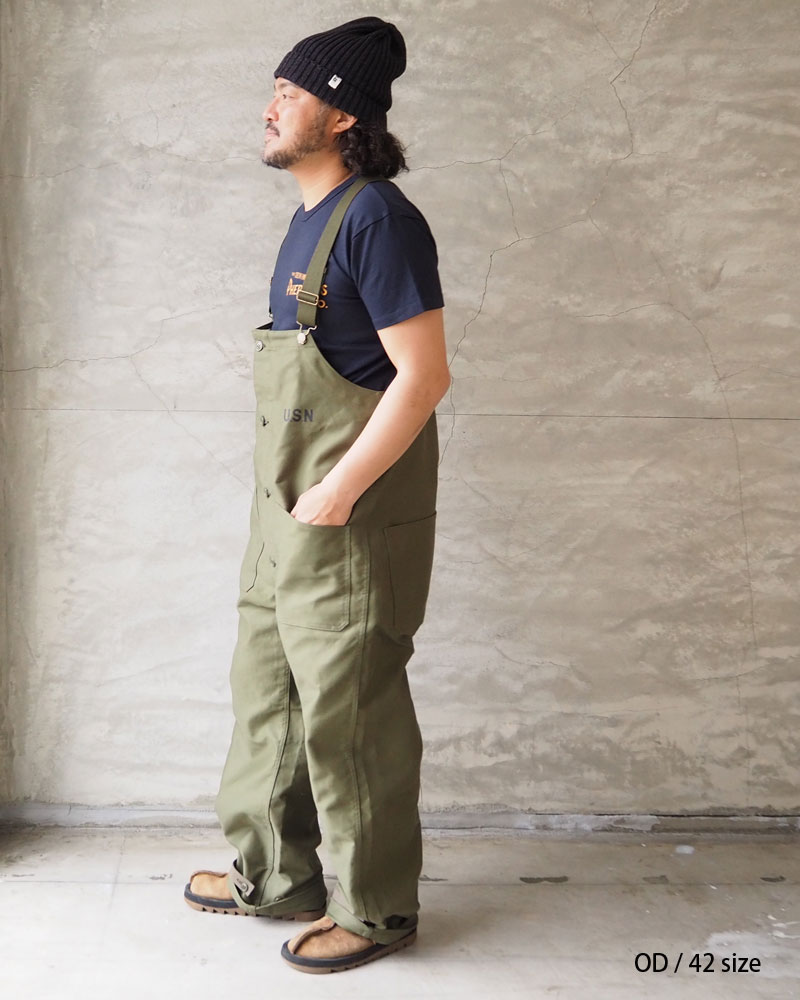 HOUSTON（ヒューストン） オーバーオール HOUSTON DECK PANTS 1785