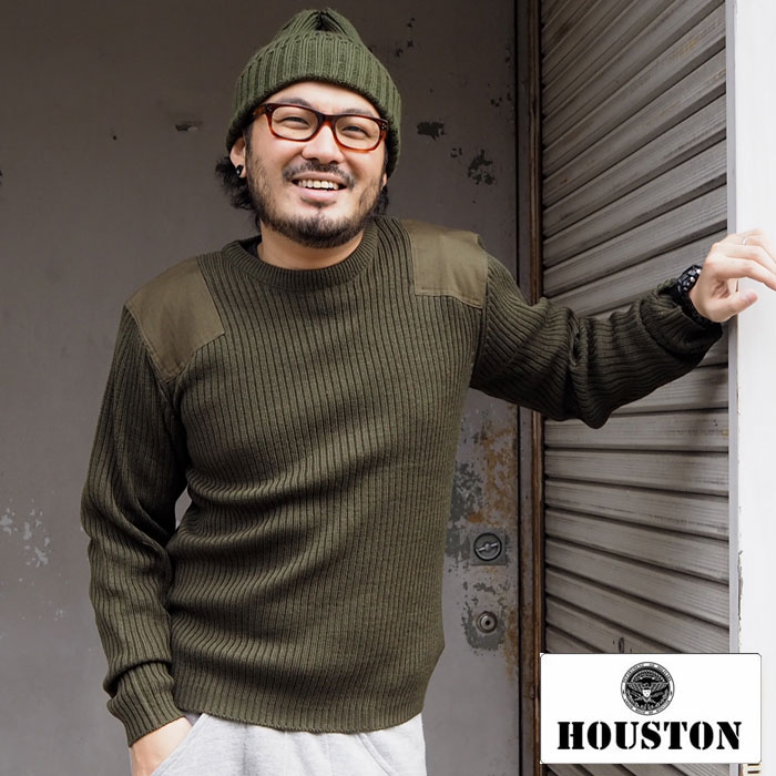 HOUSTON（ヒューストン） ニット セーター メンズ COMMAND SWEATER