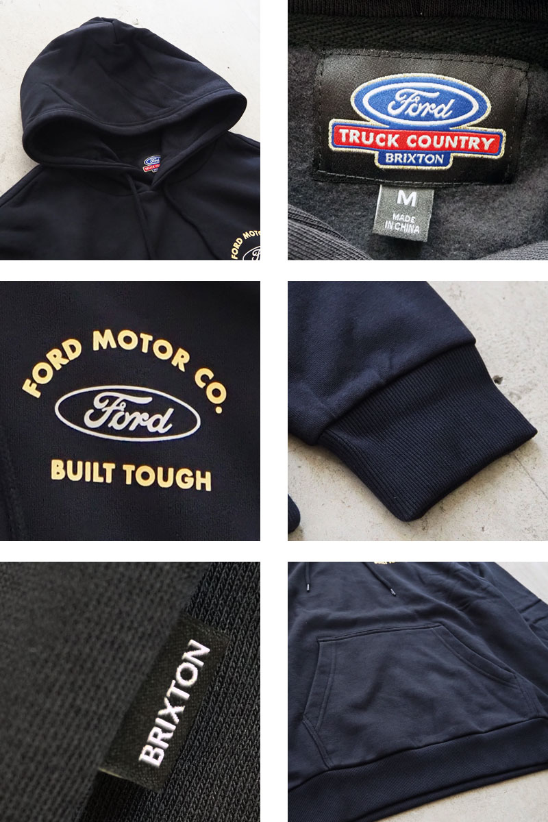 BRIXTON（ブリクストン） FORD フォード パーカー コラボ プルオーバー