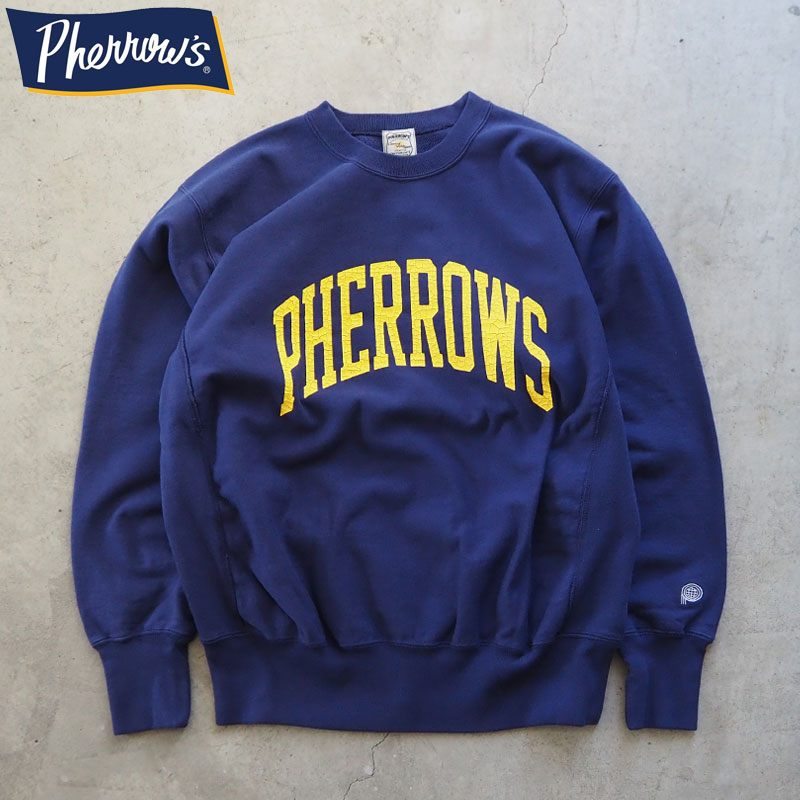 Pherrow's（フェローズ） トレーナー スウェット ロゴ プリント