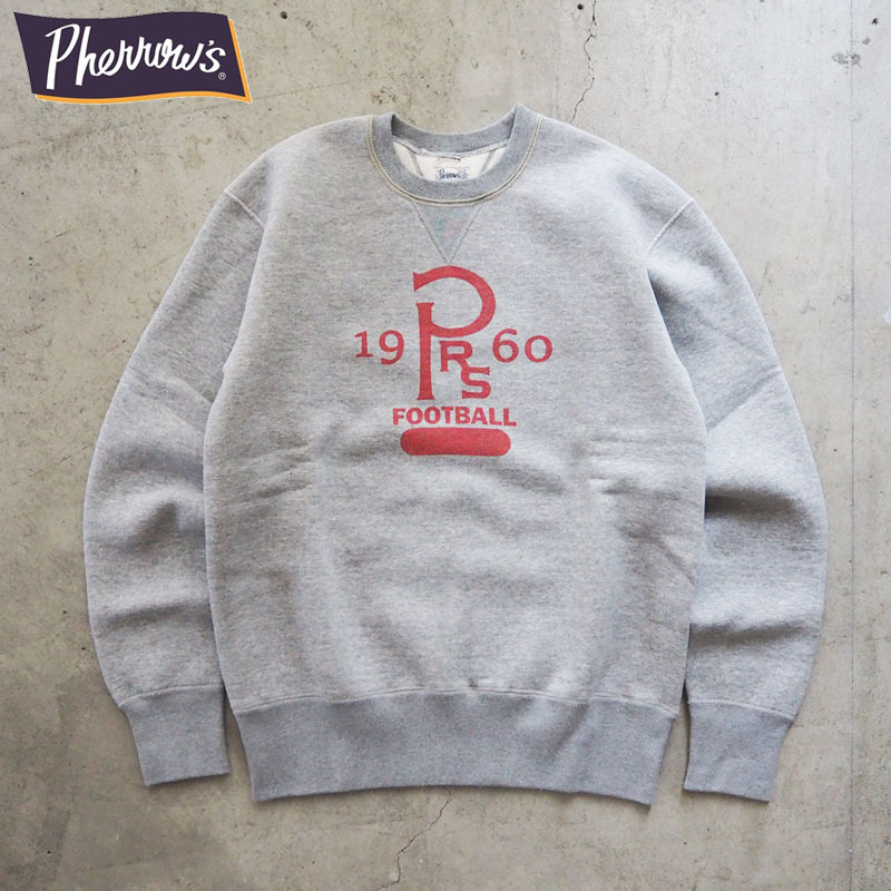 Pherrow's（フェローズ） トレーナー メンズ スウェットシャツ 両V