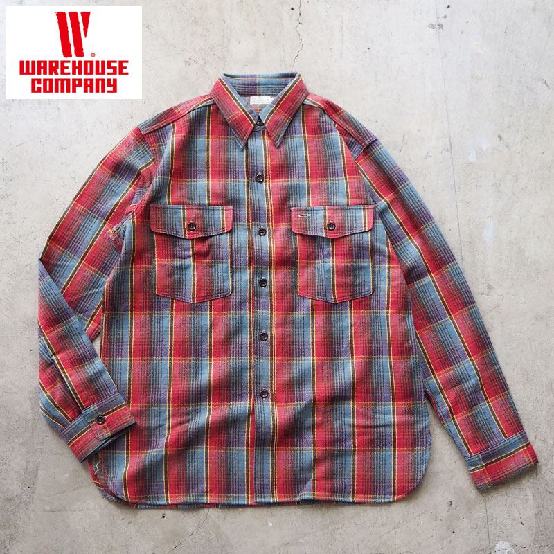 WAREHOUSE（ウエアハウス） ネルシャツ メンズ & CO. FLANNEL SHIRTS