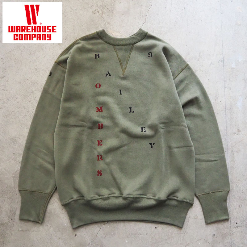ウエアハウス トレーナー メンズ WAREHOUSE & CO. 401 BAILEY クルーネック スウェット 401-BAILEY V字 四本針 ガゼット