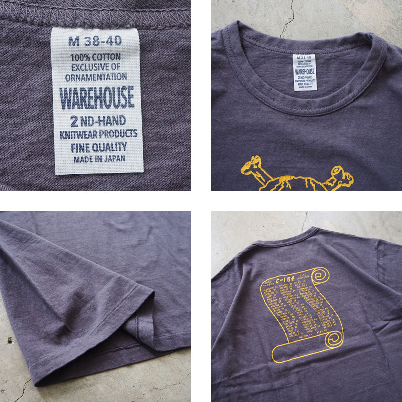 WAREHOUSE（ウエアハウス） Tシャツ & CO. 4064 c-154 メンズ 半袖
