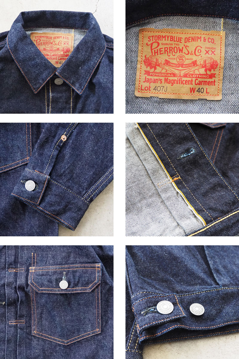 Pherrow's メンズGジャン、デニムジャケット｜コート、ジャケット