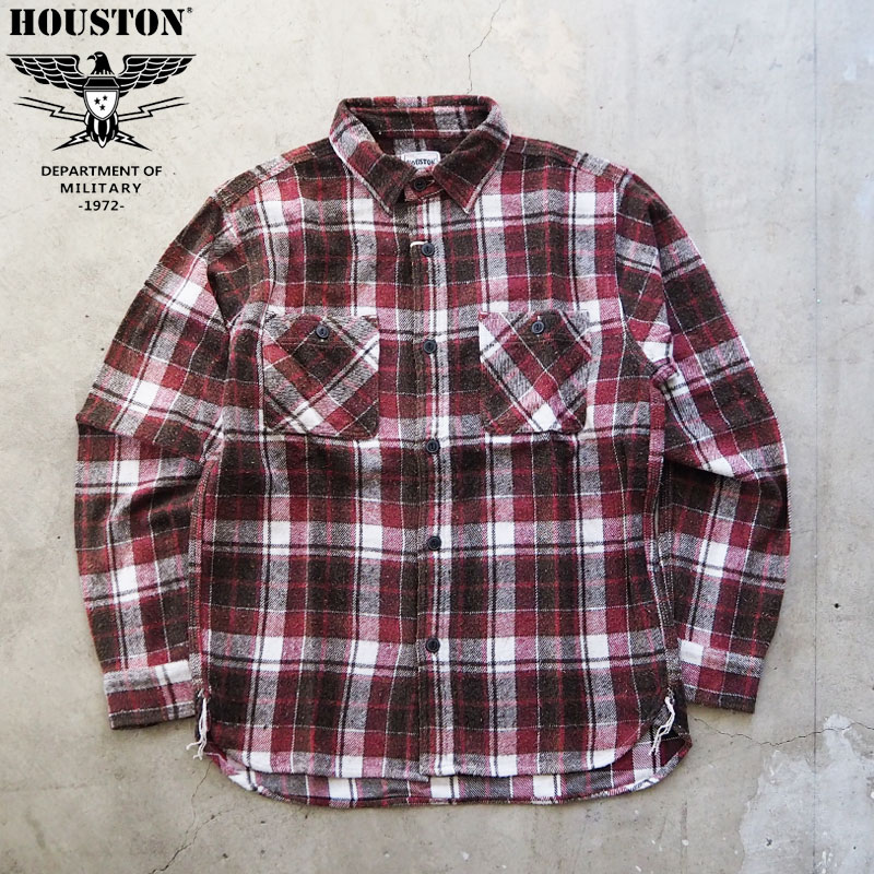 HOUSTON（ヒューストン） ネルシャツ HOUSTON VINTAGE FLANNEL WORK
