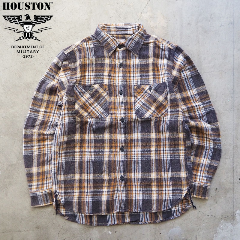 HOUSTON（ヒューストン） ネルシャツ HOUSTON VINTAGE FLANNEL WORK