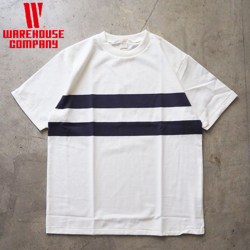 ウェアハウス　warehouse ボーダーTシャツ　2枚セット WAREHOUSE（ウエアハウス） ボーダー Tシャツ & CO. 4112 PANEL BORDER
