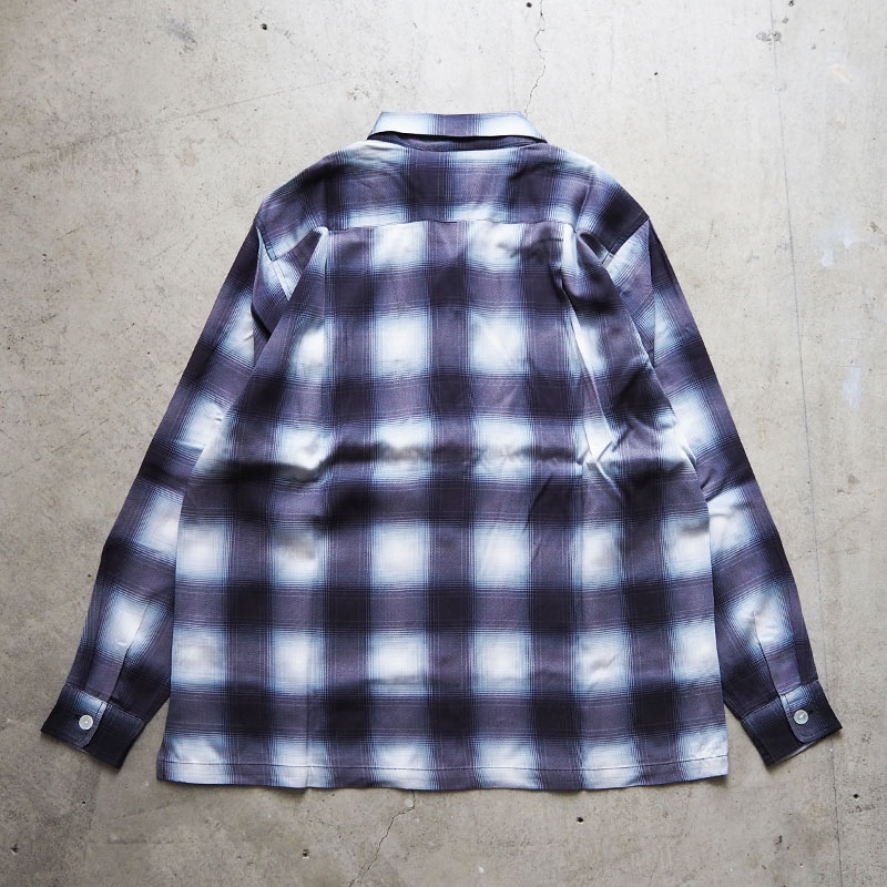 HOUSTON（ヒューストン） シャツ HOUSTON OMBRE L/S CHECK SHIRT 41188