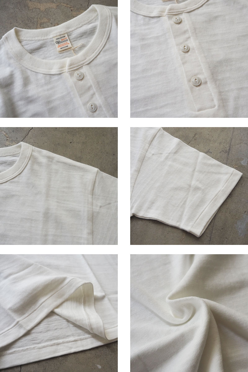 WAREHOUSE（ウエアハウス） Tシャツ & CO. ヘンリーネックTシャツ 4601 