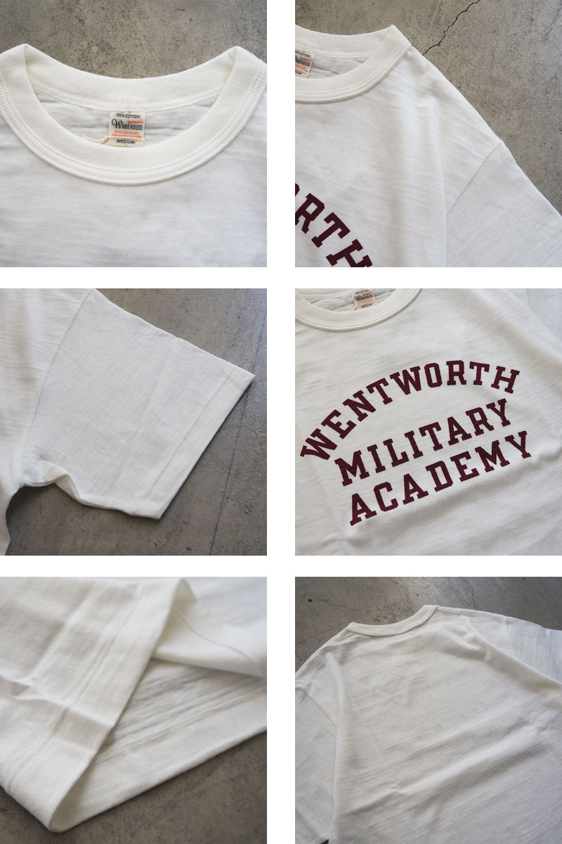 即完売 WAREHOUSE ウエアハウス Tシャツ U.S. ARMY L WAREHOUSE（ウエアハウス） Tシャツ & CO. 4601military-academy