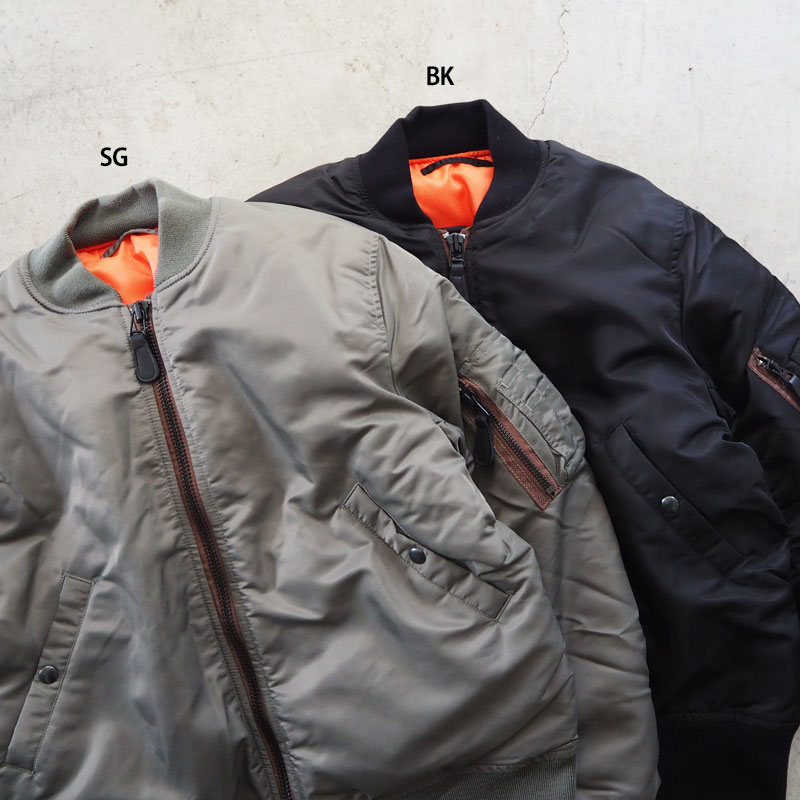 HOUSTON（ヒューストン） ジャケット MA1 メンズ HOUSTON MA-1