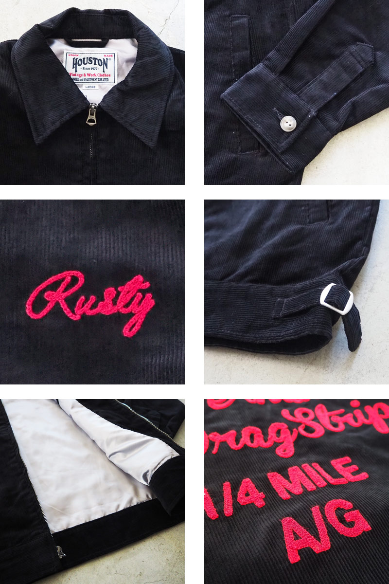 HOUSTON（ヒューストン） ジャケット HOUSTON CORDUROY EMBROIDERY