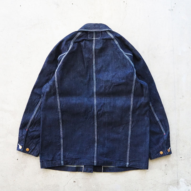 HOUSTON（ヒューストン） ジャケット セルビッジ デニム カバーオール