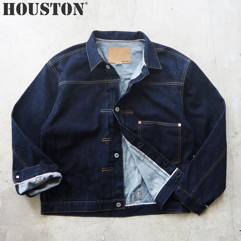 HOUSTON（ヒューストン） デニムジャケット セルビッヂデニム