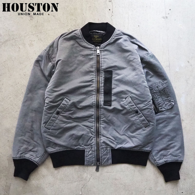 HOUSTON（ヒューストン） ジャケット MA1 メンズ ピグメントダイ