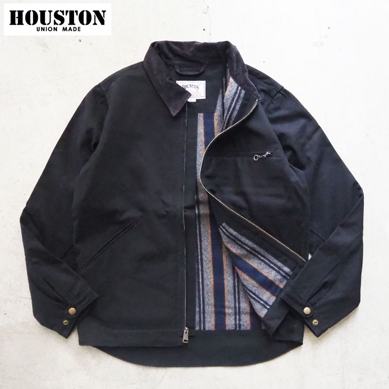 HOUSTON（ヒューストン） ジャケット メンズ ダック ジップ ワーク