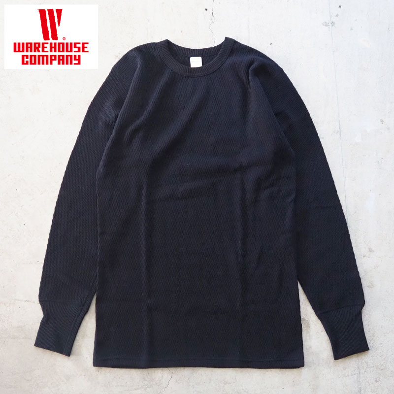 WAREHOUSE サーマル長袖シャツ L ブラック　新品 未開封 Warehouse サーマル長袖シャツ ブラック L 新品未使用 楽天市場
