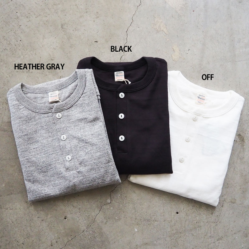 WAREHOUSE（ウエアハウス） ロンT メンズ 長袖 & CO. ヘンリーネック T