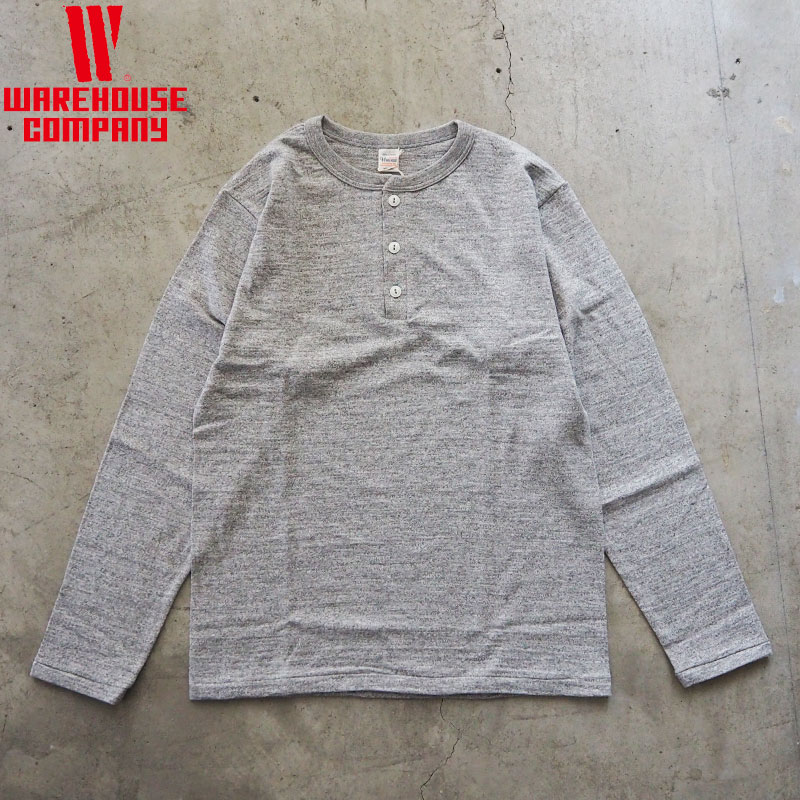 WAREHOUSE（ウエアハウス） ロンT メンズ 長袖 & CO. ヘンリーネック T