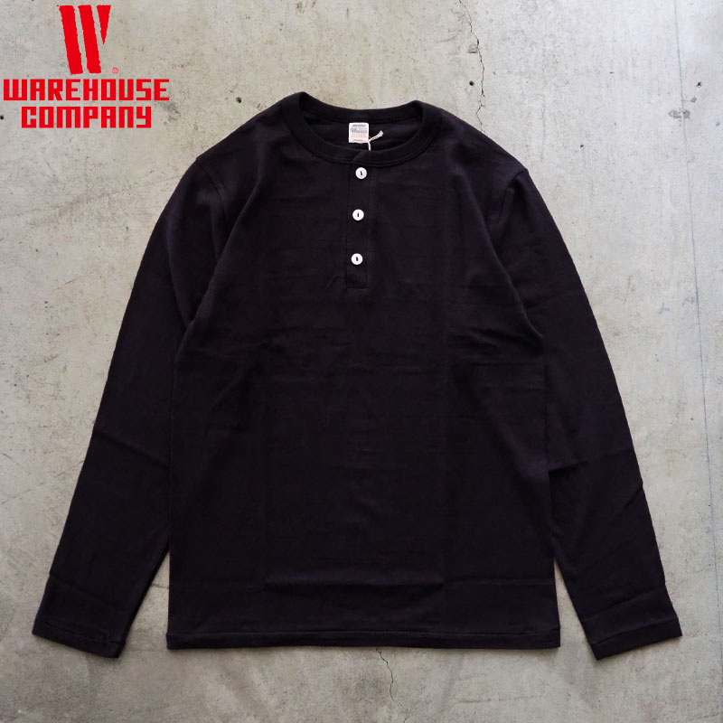WAREHOUSE（ウエアハウス） ロンT メンズ 長袖 & CO. ヘンリーネック T