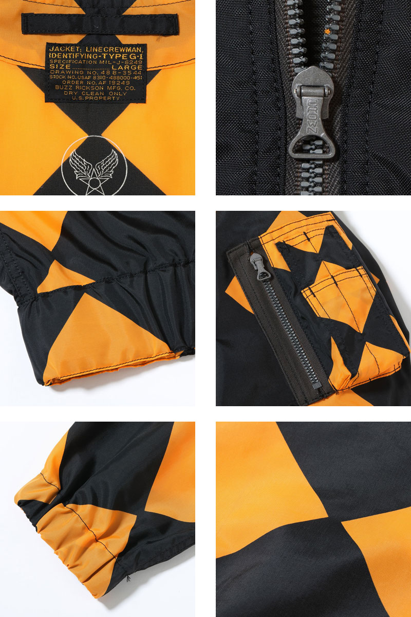 バズリクソンズ ジャケット BUZZ RICKSON'S Type G-1 “BUZZ RICKSON MFG. CO.” BR15748 メンズ ラインクルーマン G1 アーガイル | BUZZ RICKSON'S | 02